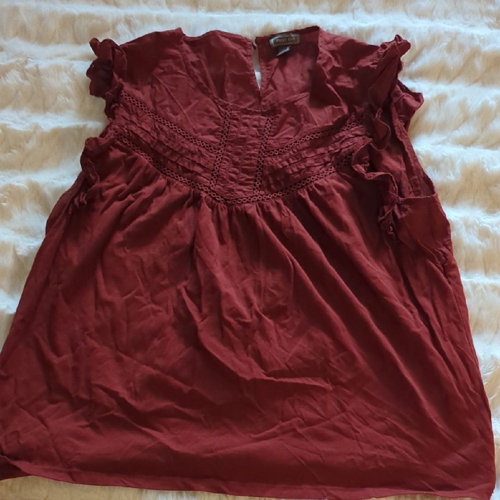 Elegant Tank with Ruffle Details